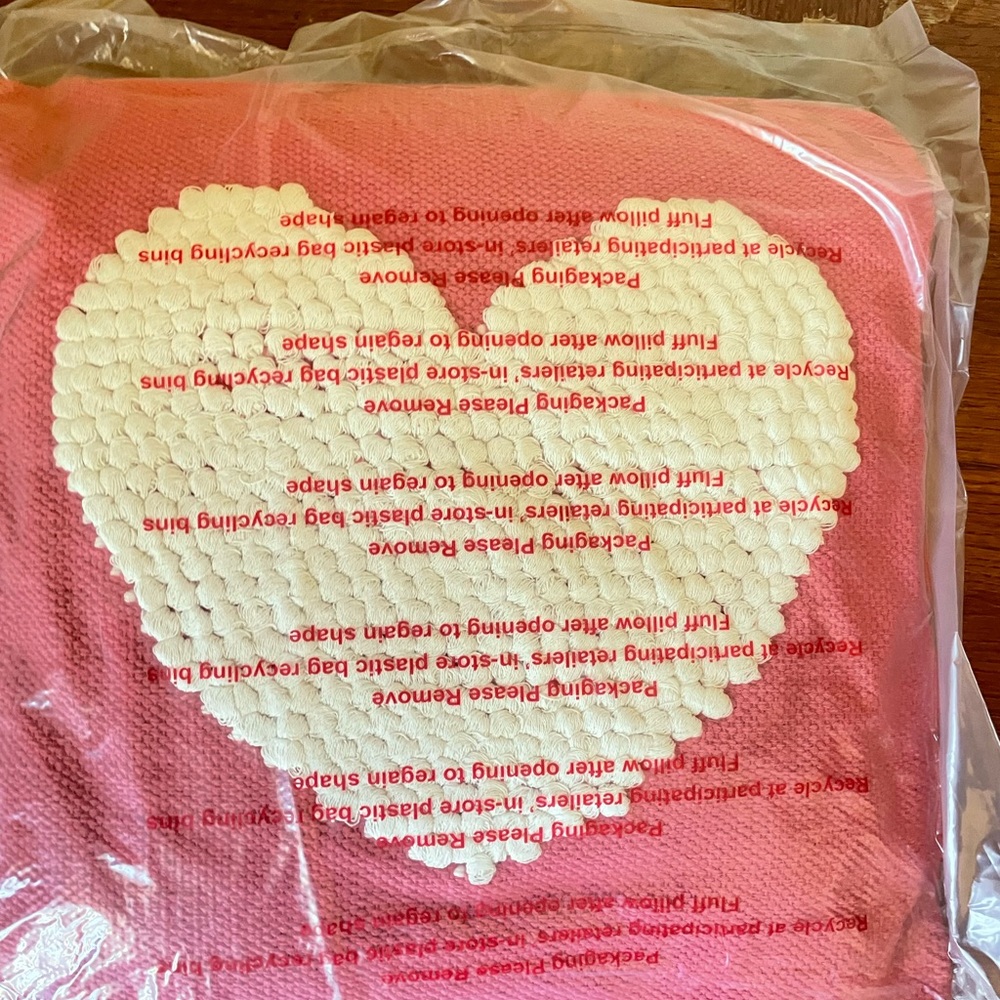 Pink pillow